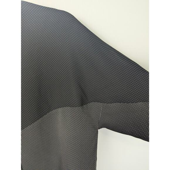 Emmelle Shirt Relaxed Blazer Mixed Print Black White Mother Pearl Buttons L / XL - Picture 9 of 10